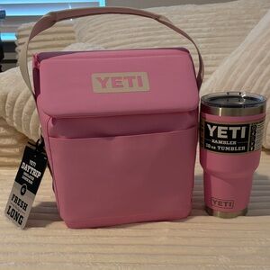 YETI Pink Daytrip Soft Cooler with Matching Pink 30oz Rambler